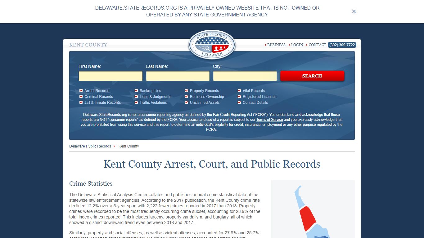 Kent County Arrest, Court, and Public Records